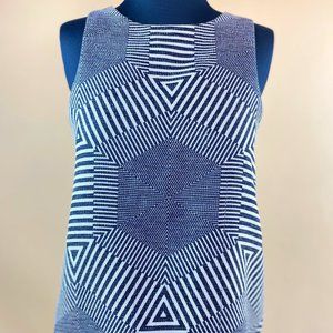 Anthropologie brand Women's Geometry top sleeveless XS
